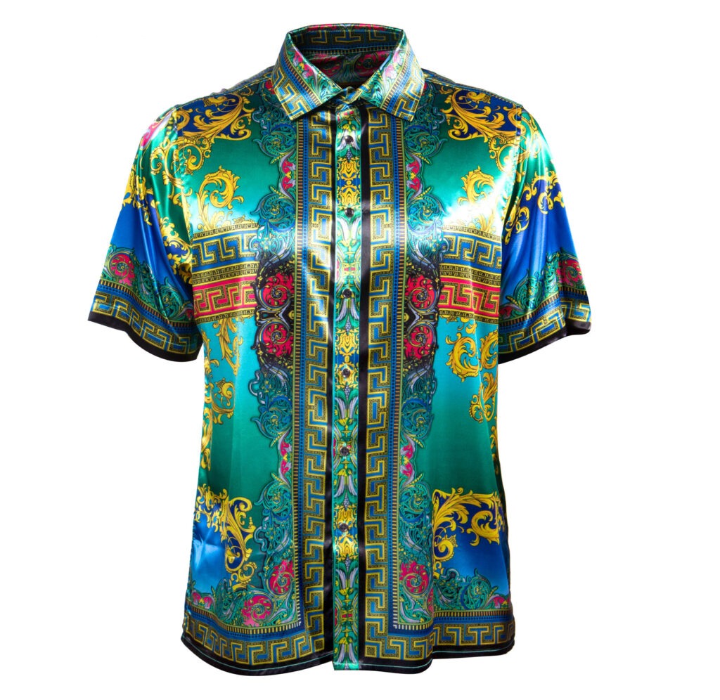 Prestige Under The Sea Royal Medusa Button Up Shirt - Dudes Boutique