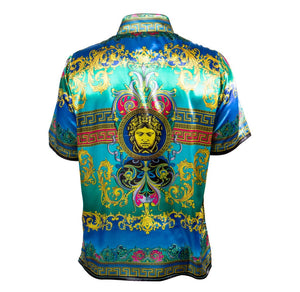 Prestige Under The Sea Royal Medusa Button Up Shirt - Dudes Boutique