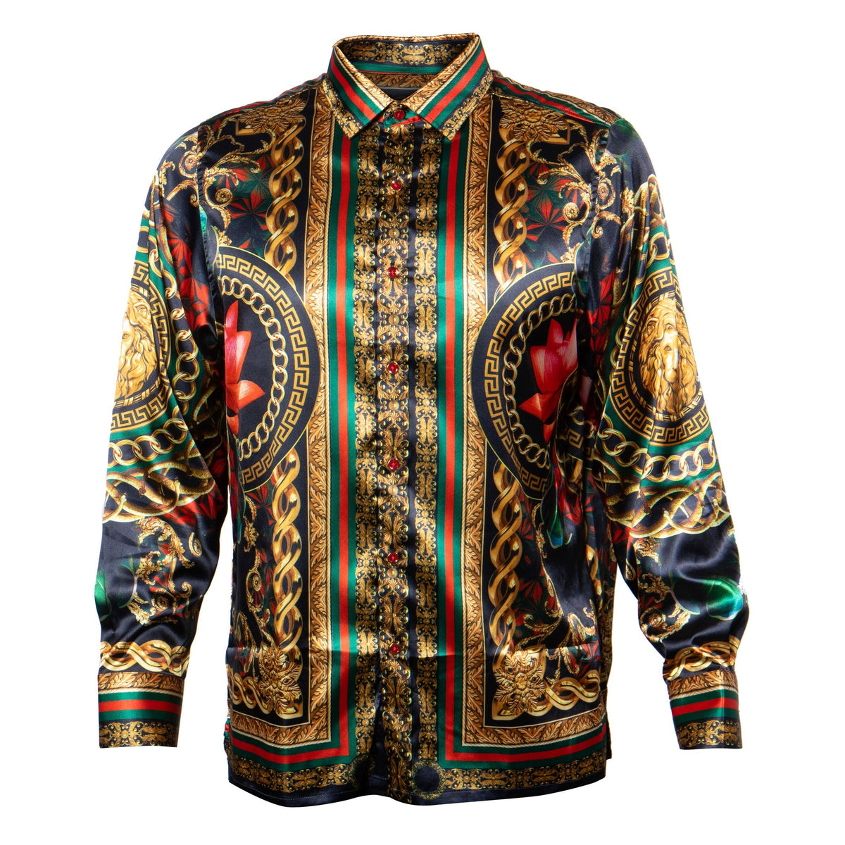 Prestige Regal Lion Milan Button Up Shirt - Dudes Boutique