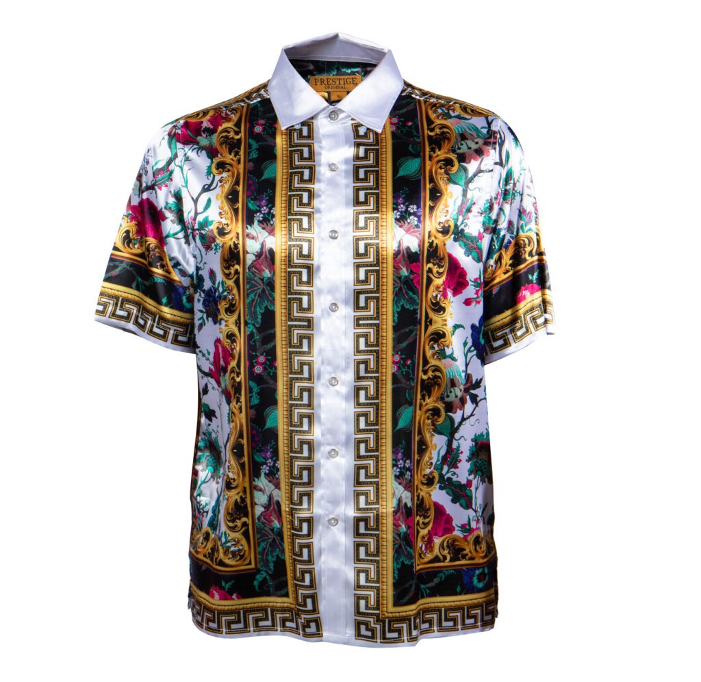 Prestige Tree Of Life Royal Button Up Shirt - Dudes Boutique
