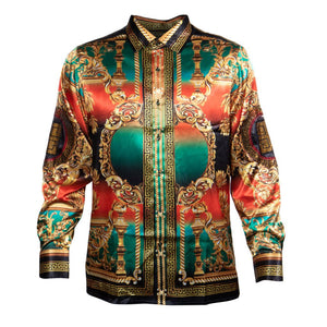 Prestige Royal Fleur-de-lis Button Up Shirt - Dudes Boutique