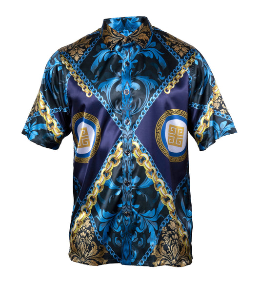Prestige PR-622 Navy Dress Shirt