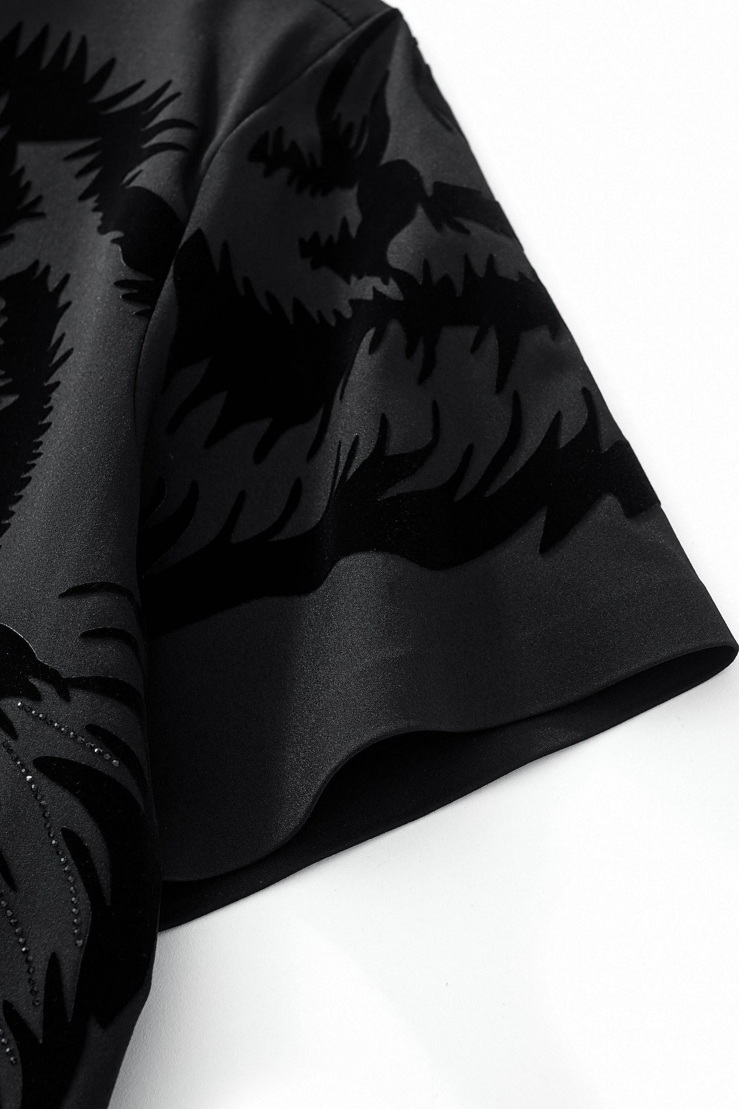 Tiger’s Wrath Embellished Polo BLACK