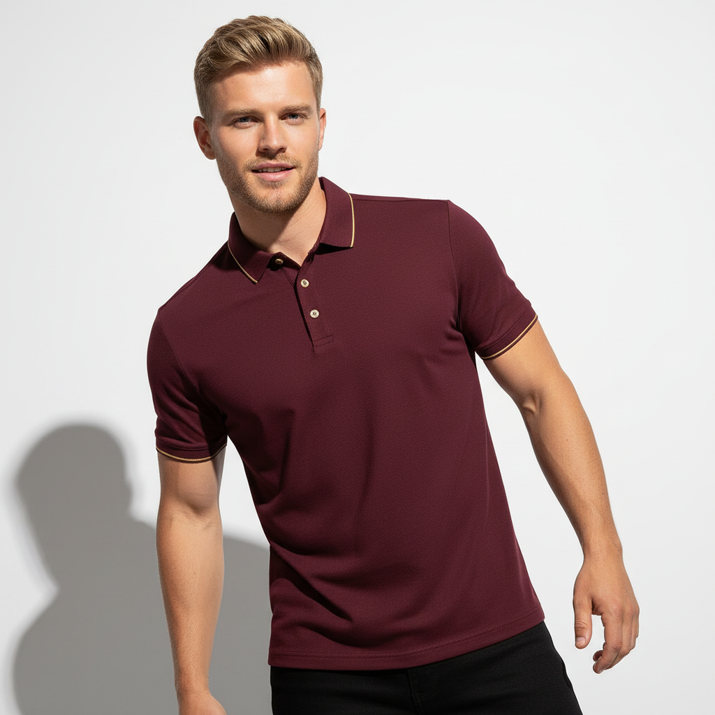Simple Sophistication Polo BURGUNDY