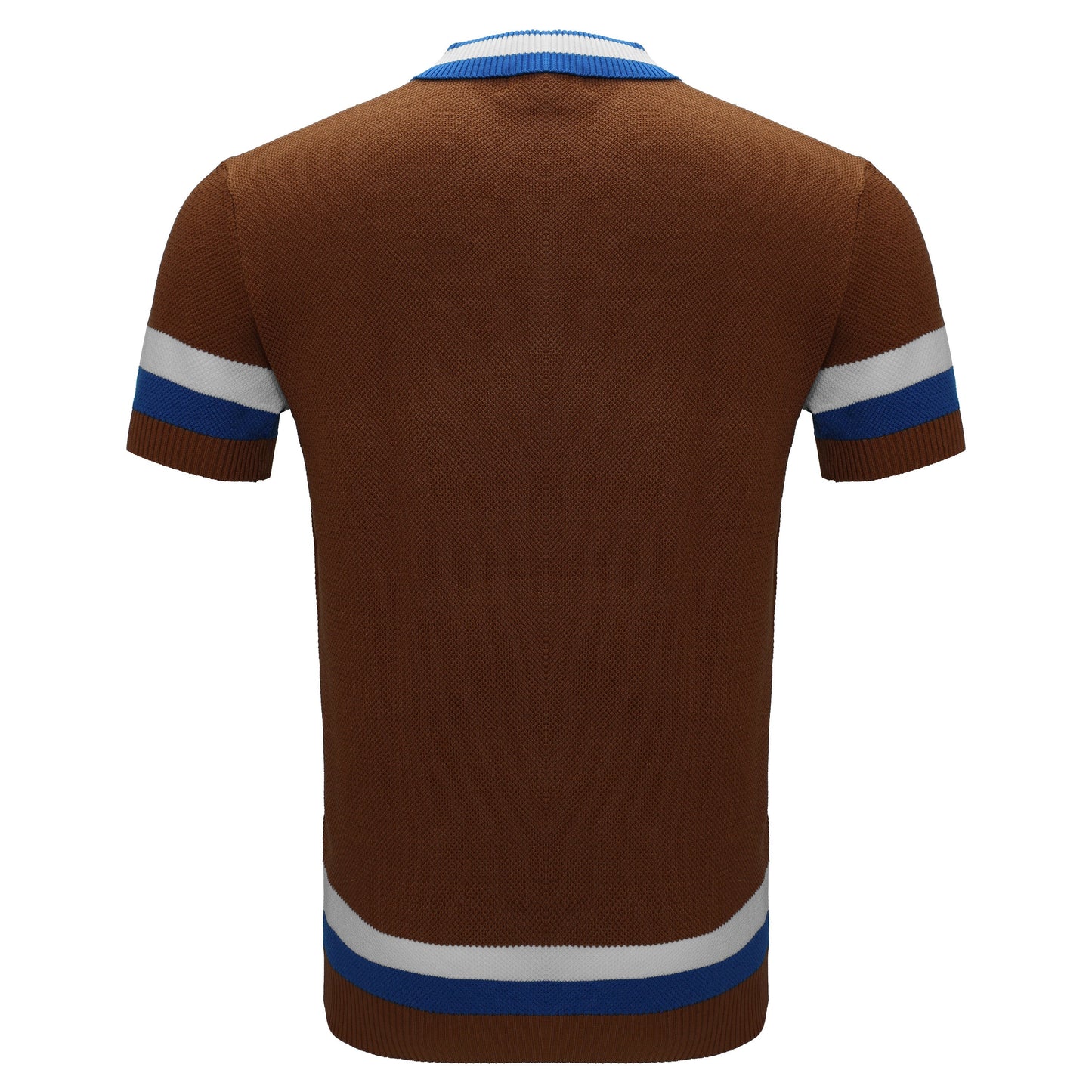 Heritage Stripe Knit Polo KHAKI
