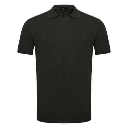 Elevare Knit Polo BLACK
