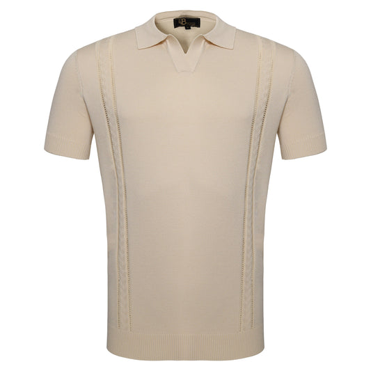 LuxeKnit Polo IVORY