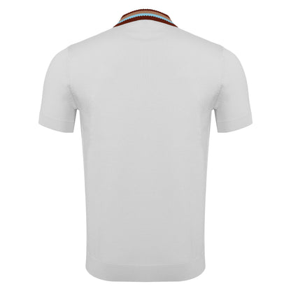 Regent Luxe Knit Polo WHITE