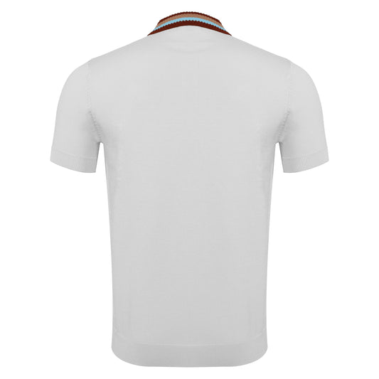 Regent Luxe Knit Polo WHITE