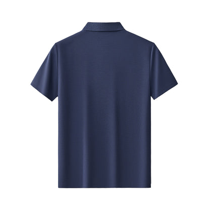 Stride Contrast Collar Polo NAVY