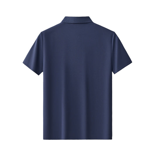 Stride Contrast Collar Polo NAVY