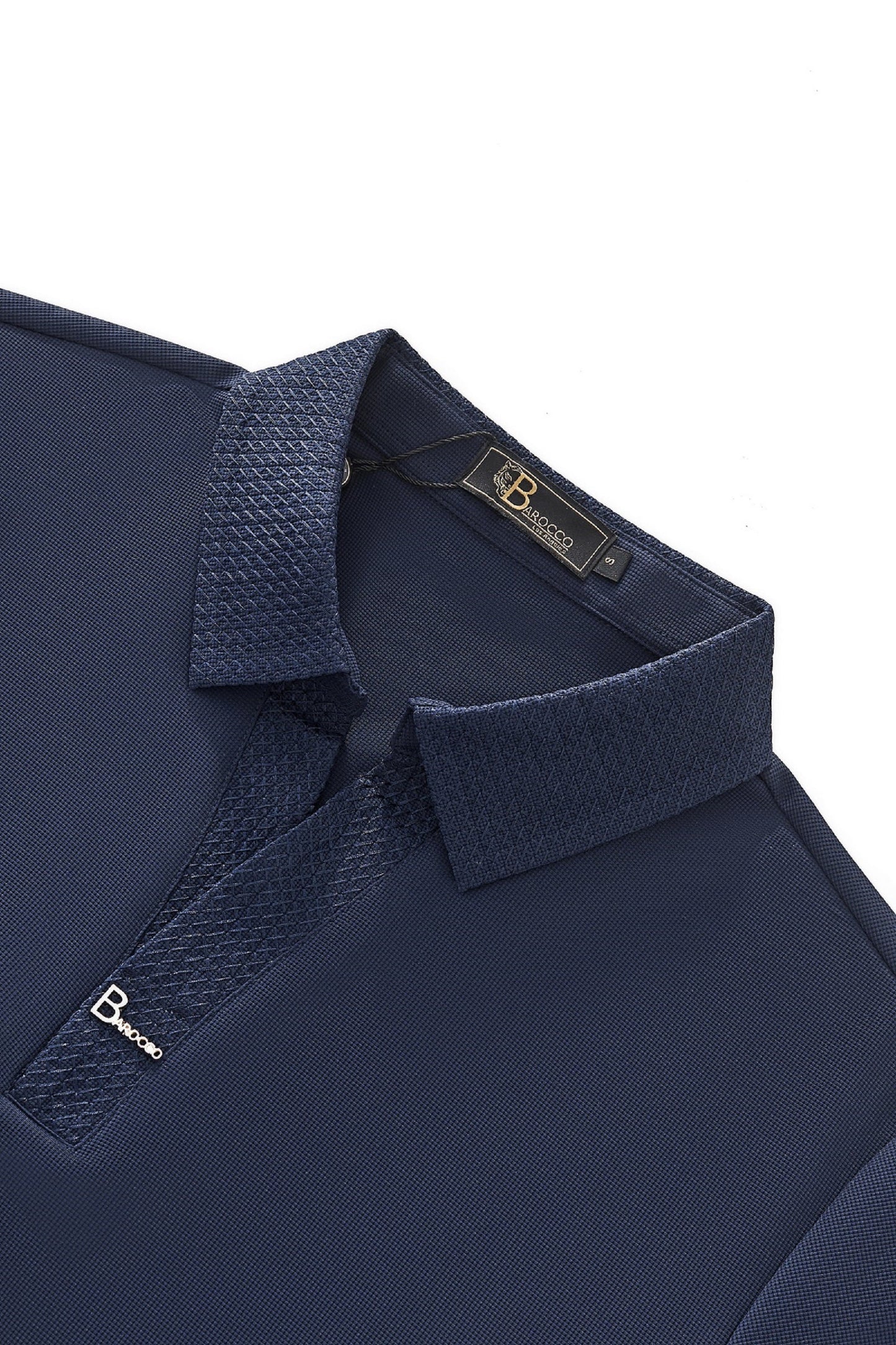 Stride Contrast Collar Polo NAVY