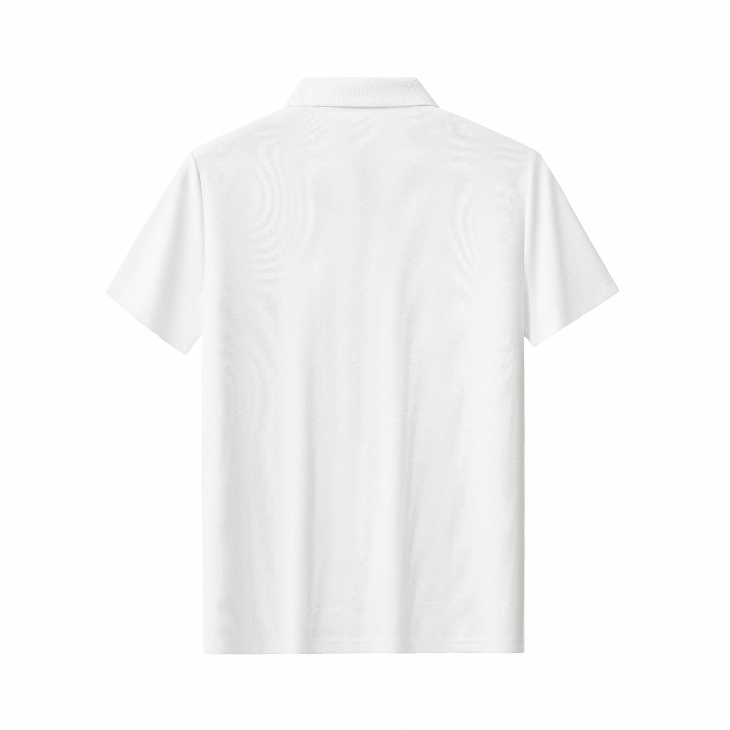 Stride Contrast Collar Polo WHITE