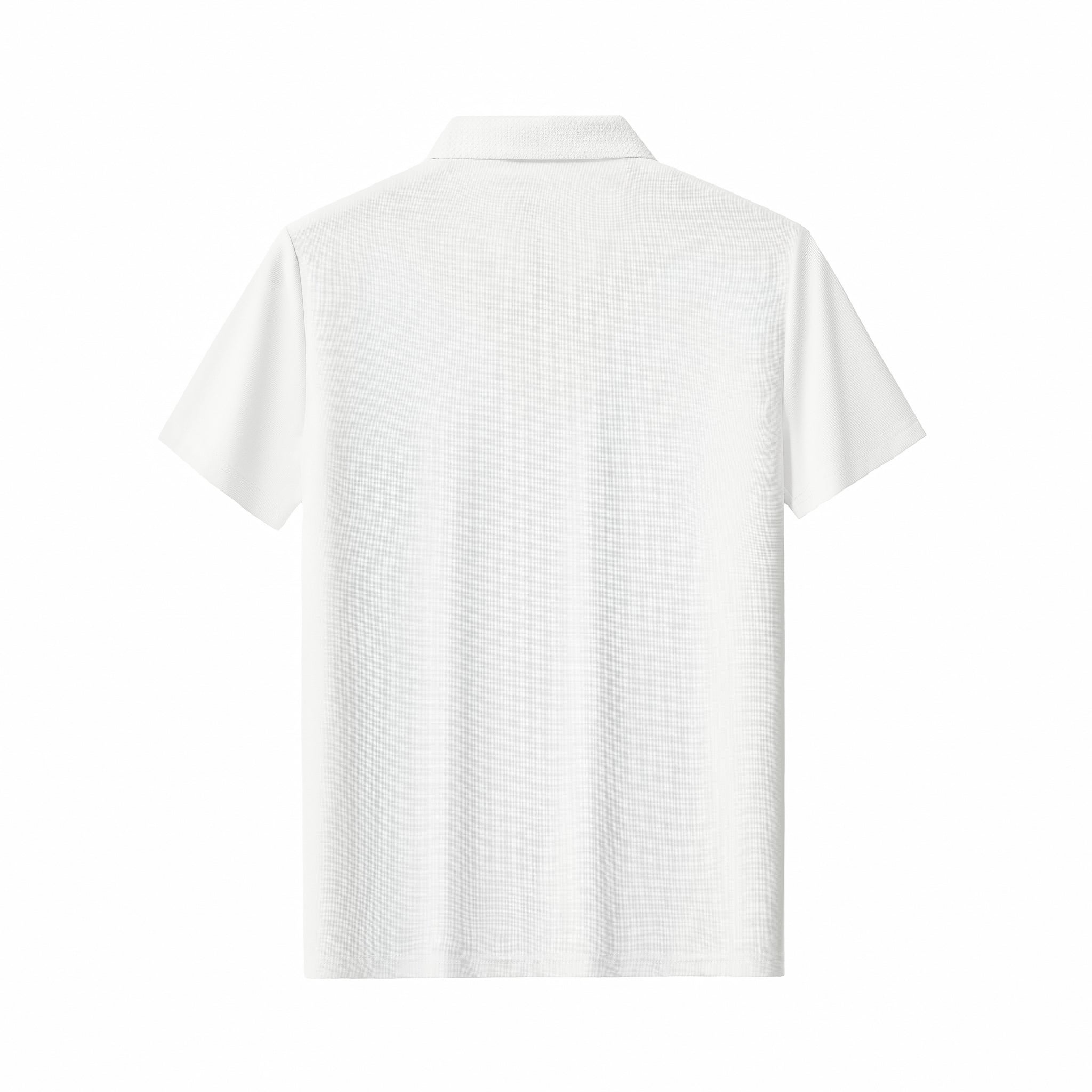 Stride Contrast Collar Polo WHITE