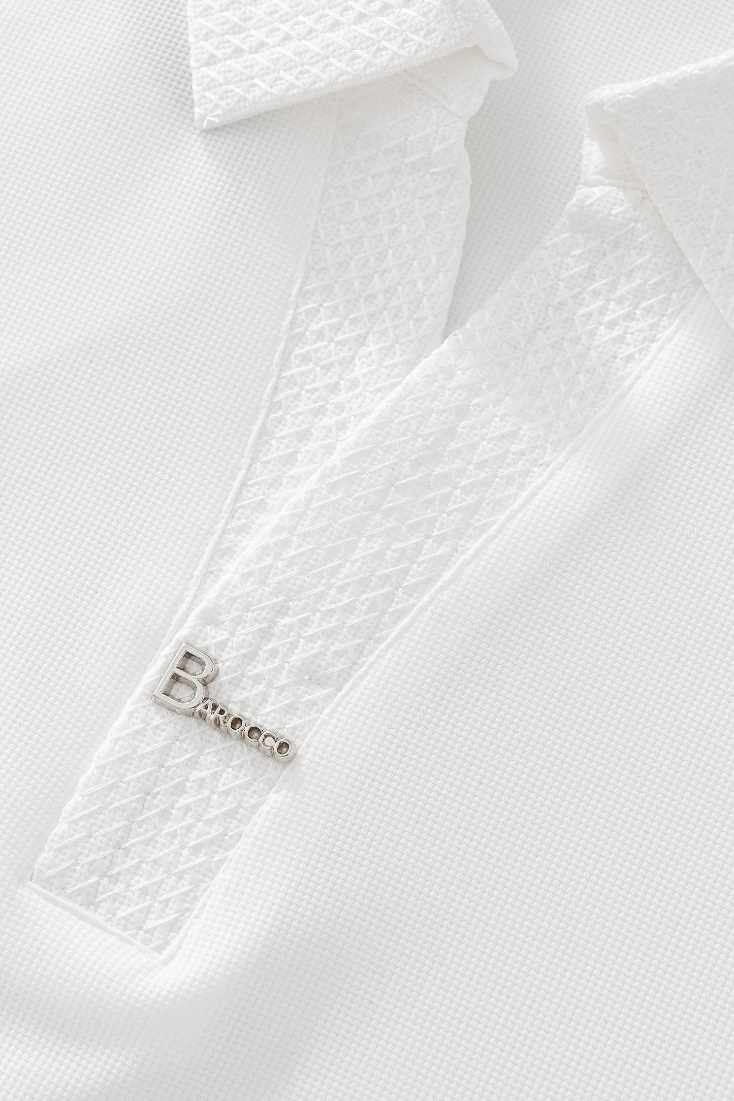Stride Contrast Collar Polo WHITE