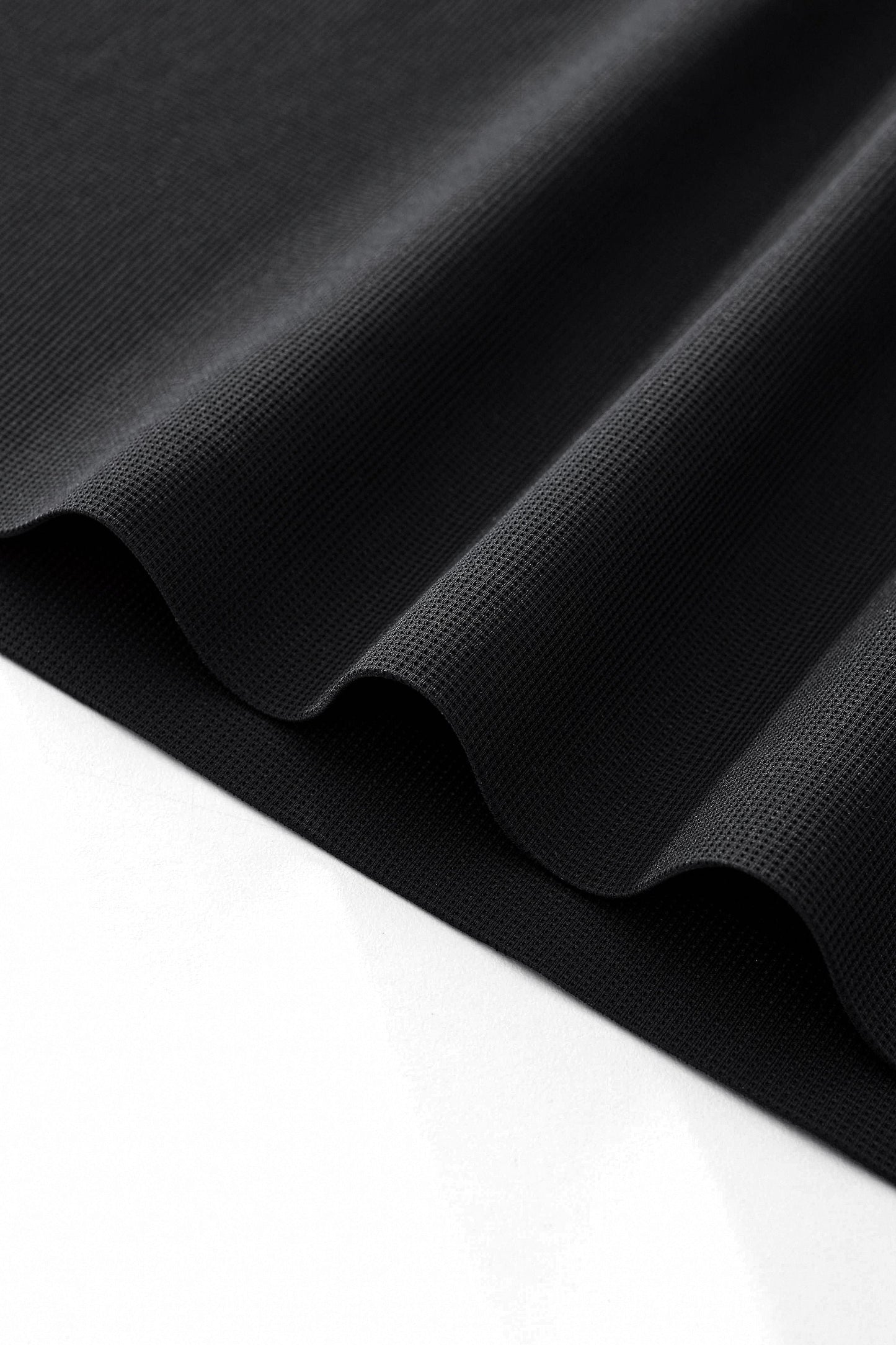Ornate Trim Polo BLACK