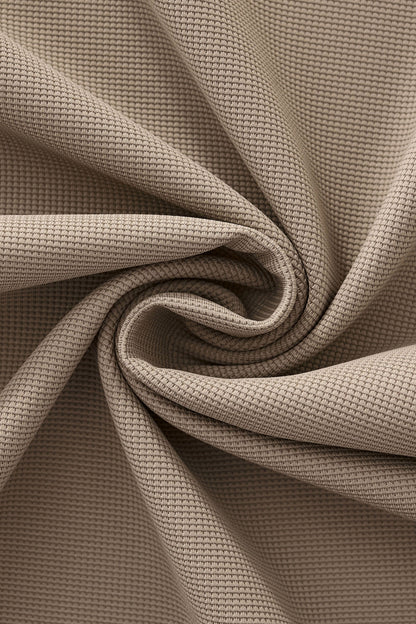 Ornate Trim Polo KHAKI
