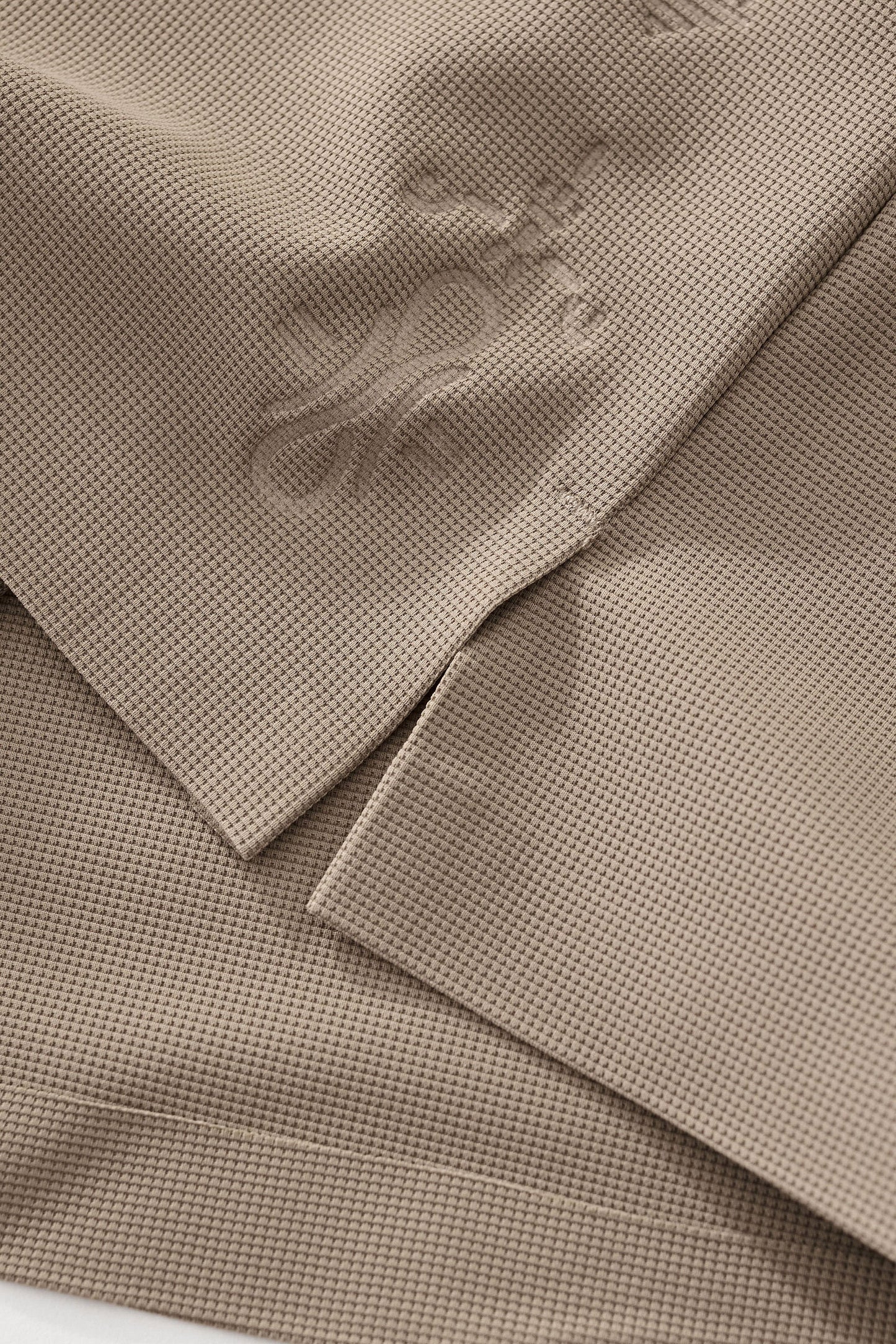 Ornate Trim Polo KHAKI