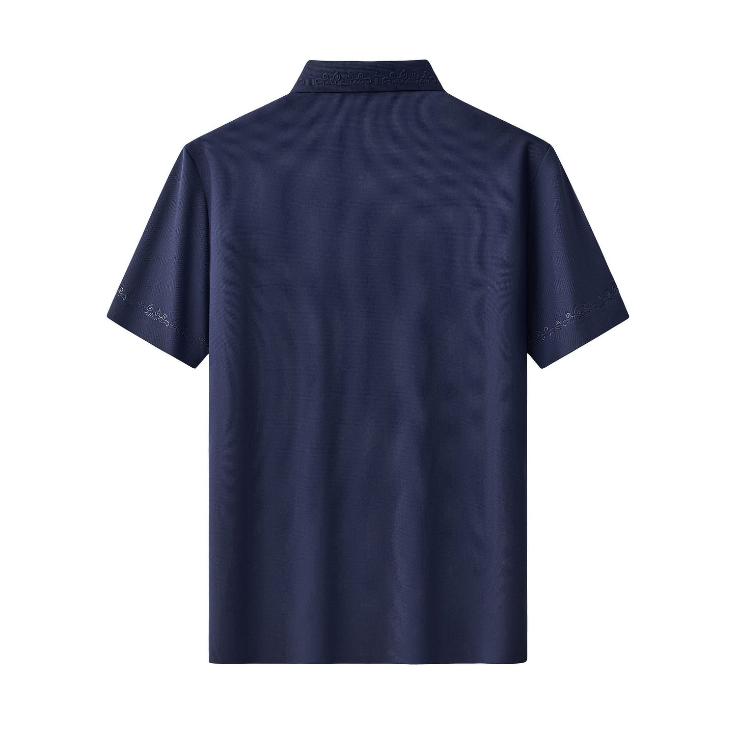 Ornate Trim Polo NAVY