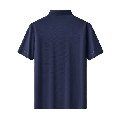 Ornate Trim Polo NAVY