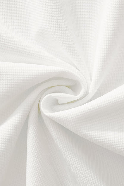 Ornate Trim Polo WHITE