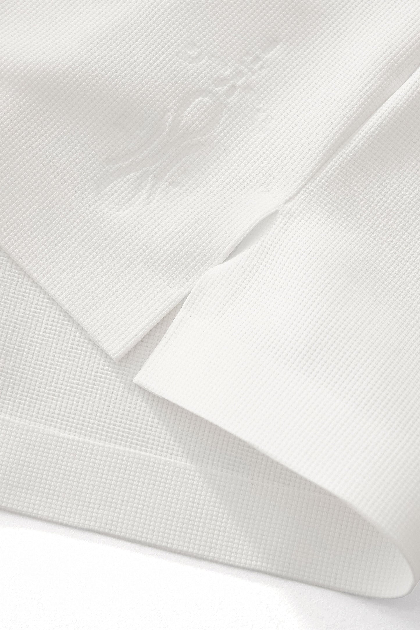 Ornate Trim Polo WHITE