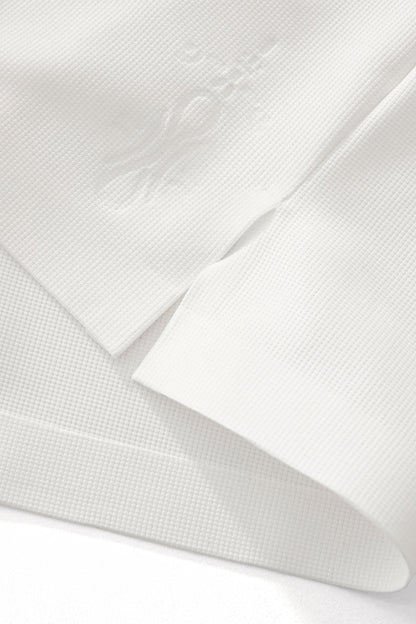 Ornate Trim Polo WHITE