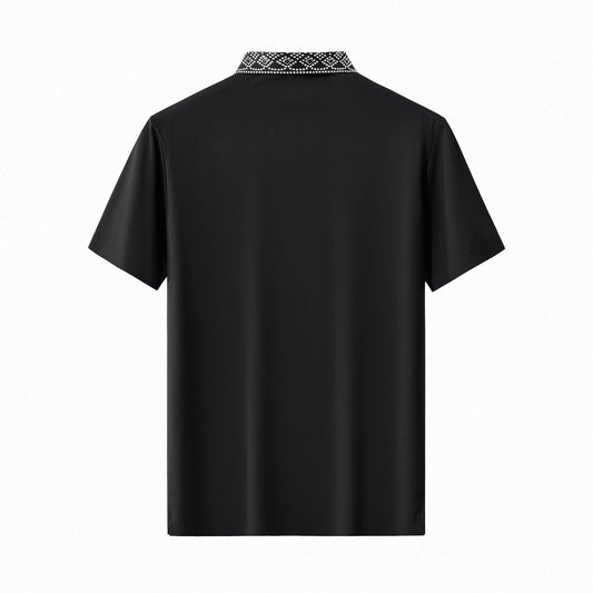 Lustre Trim Polo BLACK/SILVER