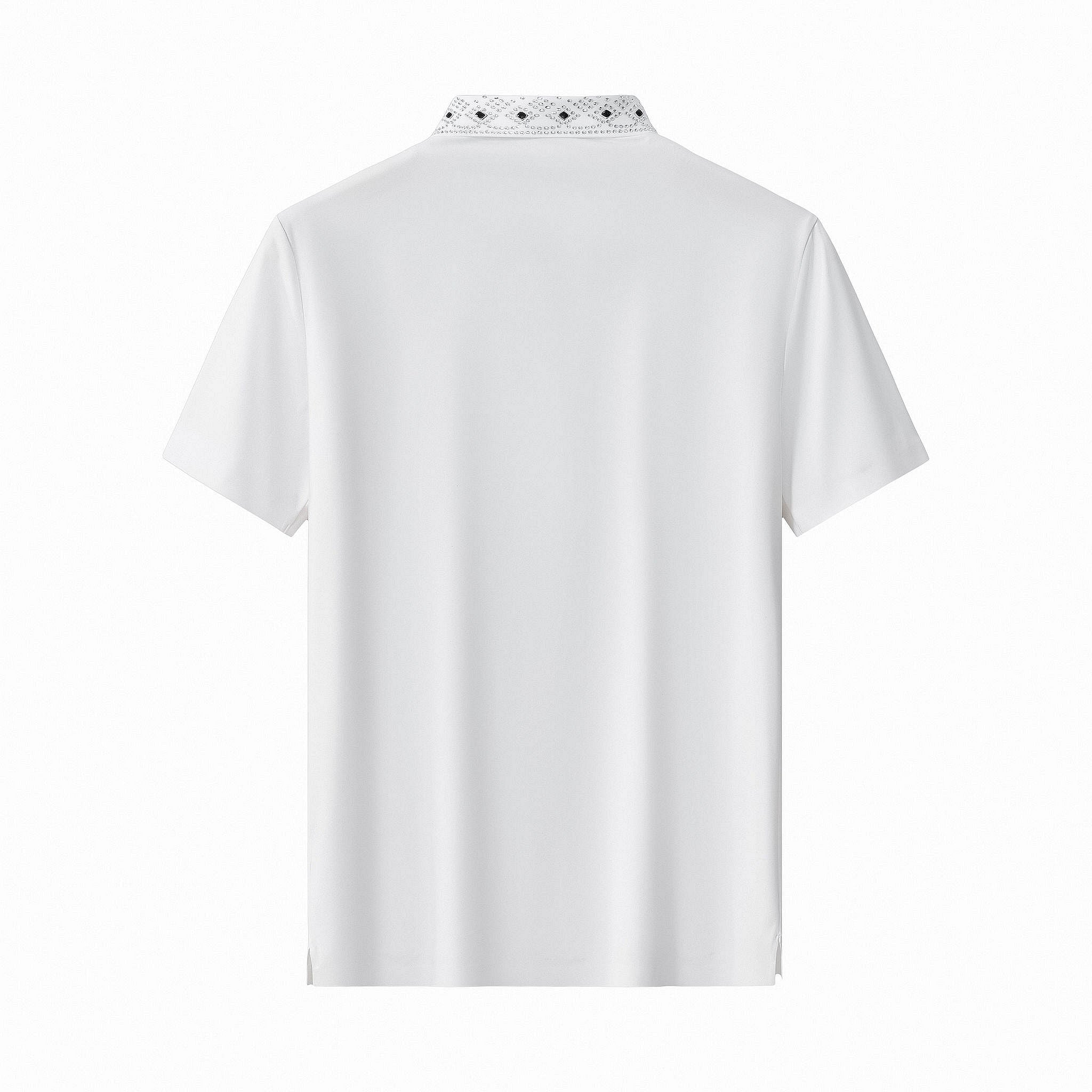 Lustre Trim Polo WHITE/SILVER