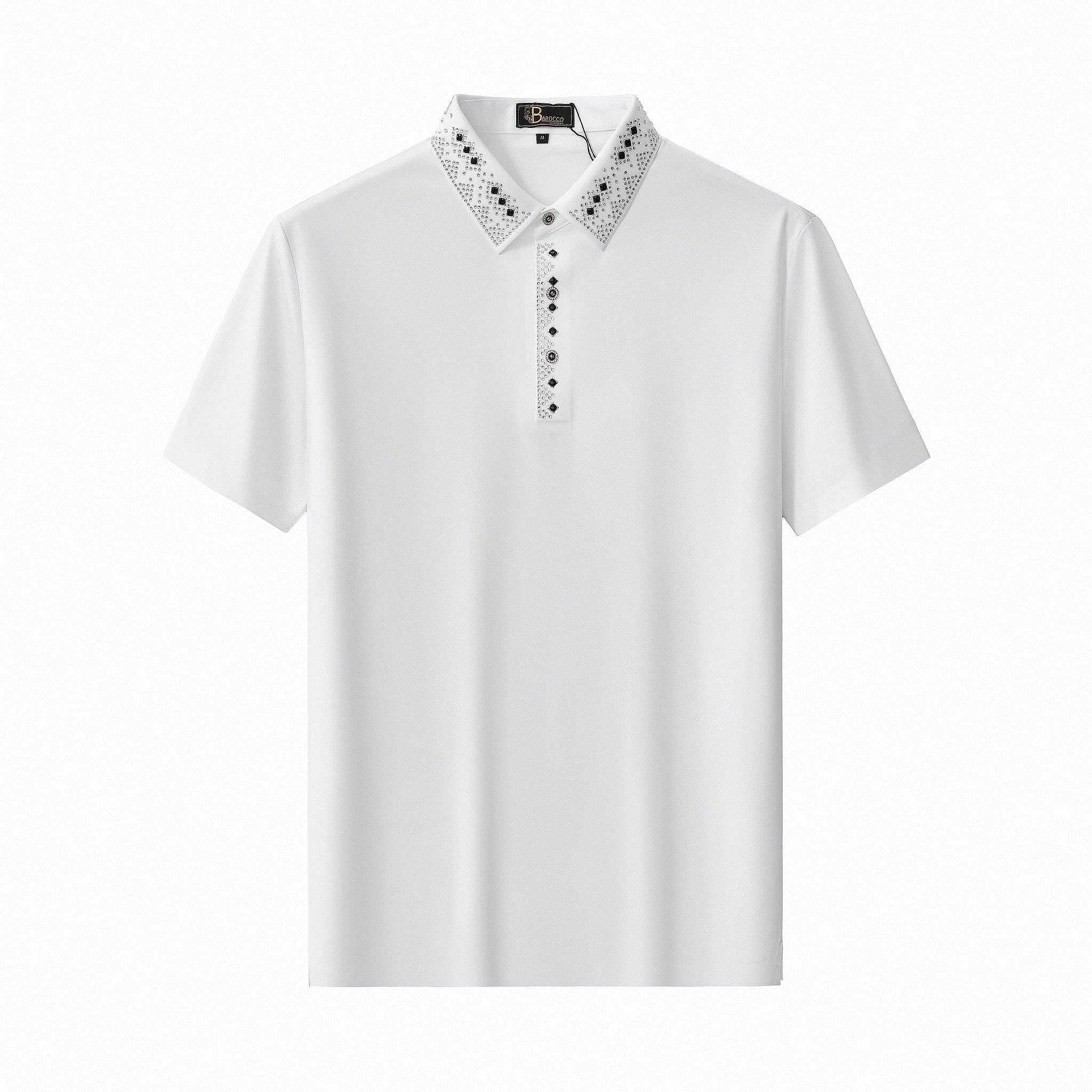 Lustre Matrix Polo WHITE/SILVER