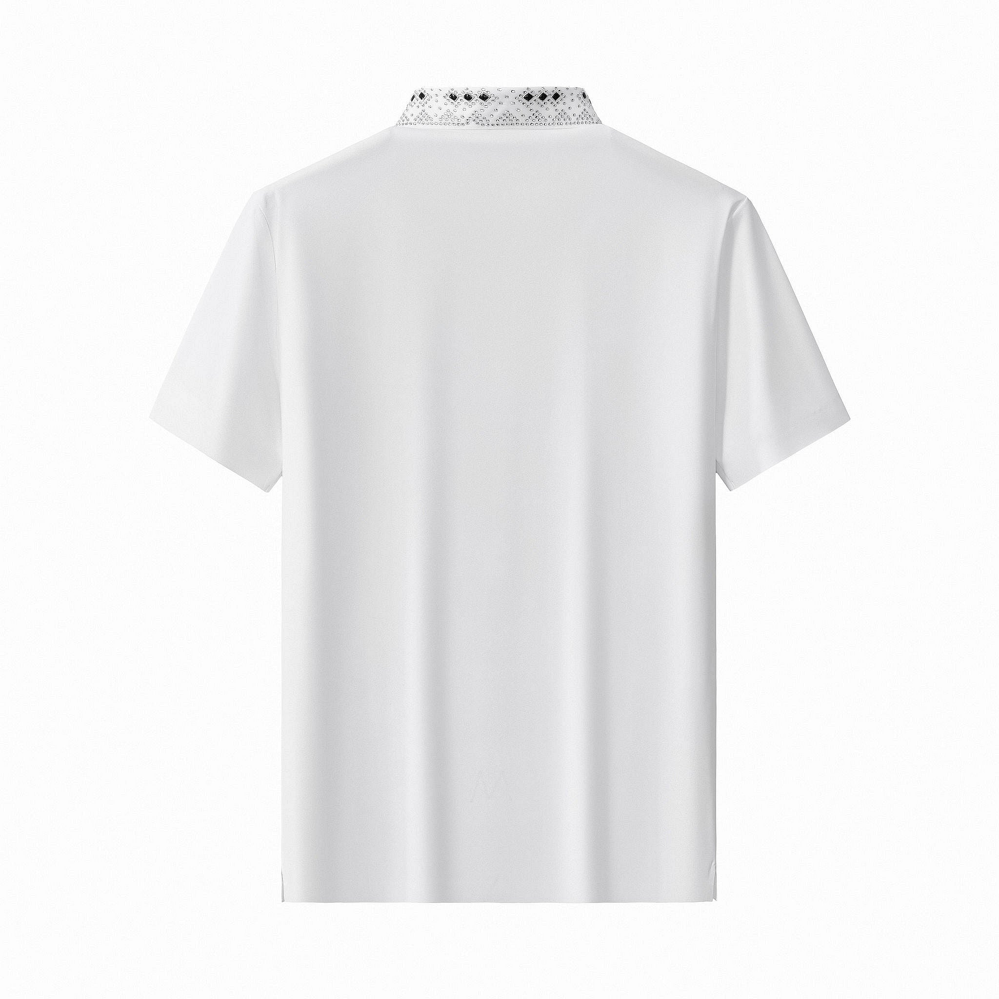 Lustre Matrix Polo WHITE/SILVER