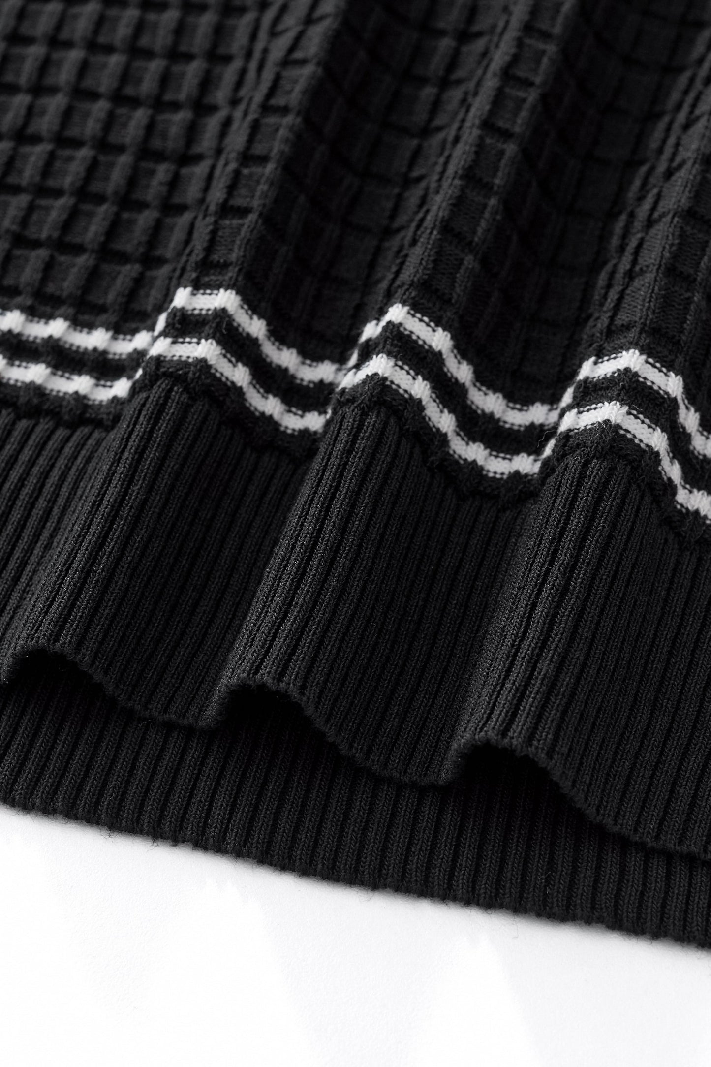 Refined Motion Knit Polo BLACK