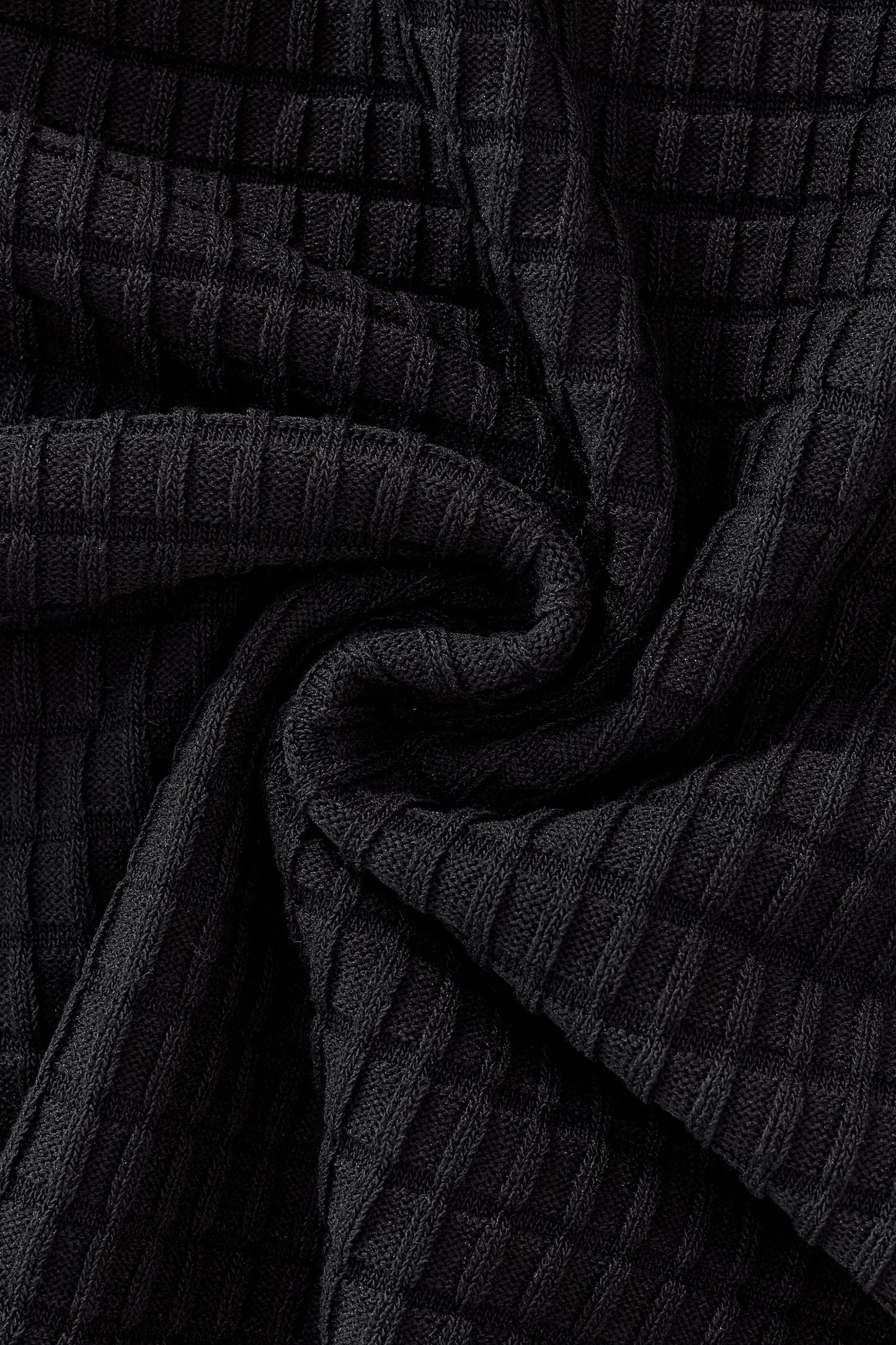 Refined Motion Knit Polo BLACK