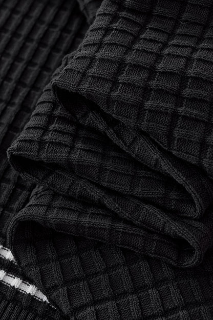 Refined Motion Knit Polo BLACK