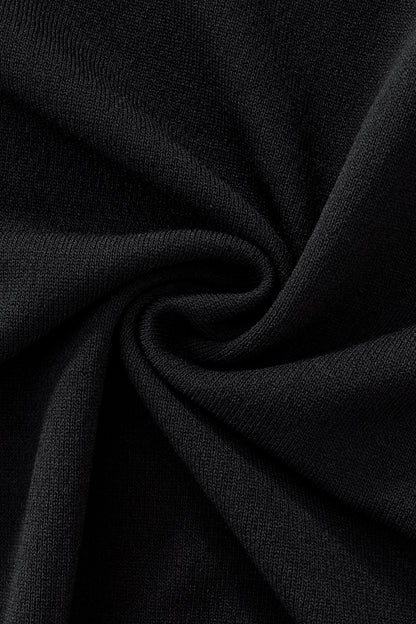 Urban Pulse Knit Zip Polo BLACK