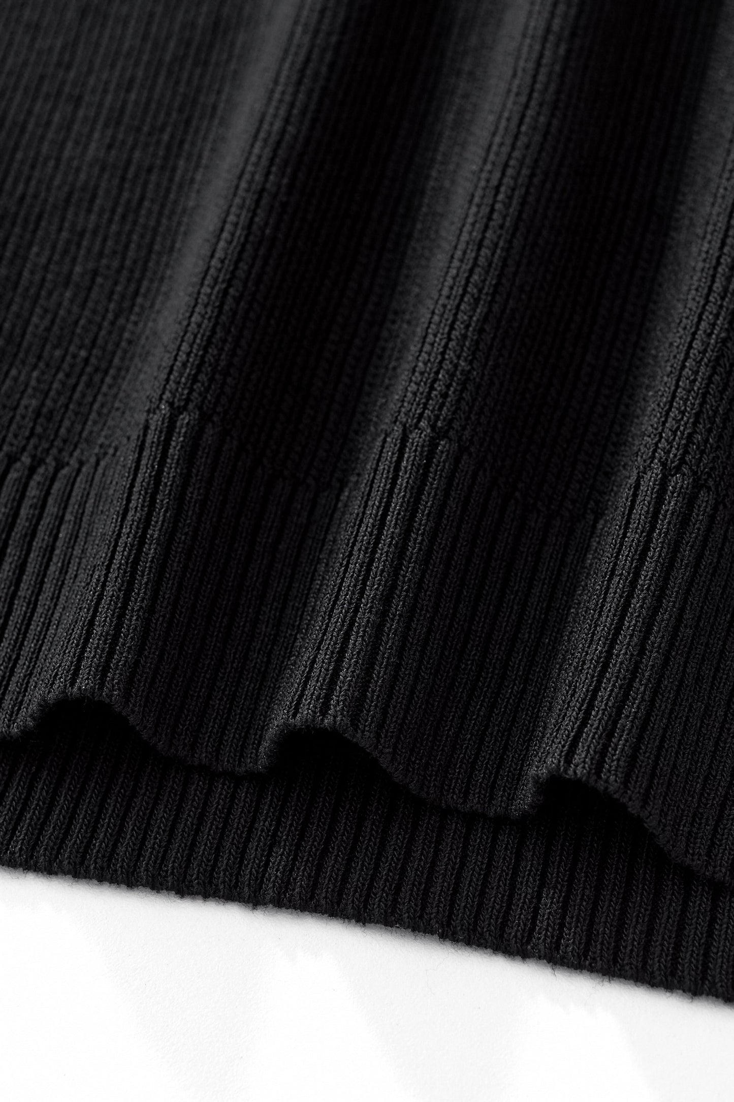 Refined Motion Knit Polo BLACK