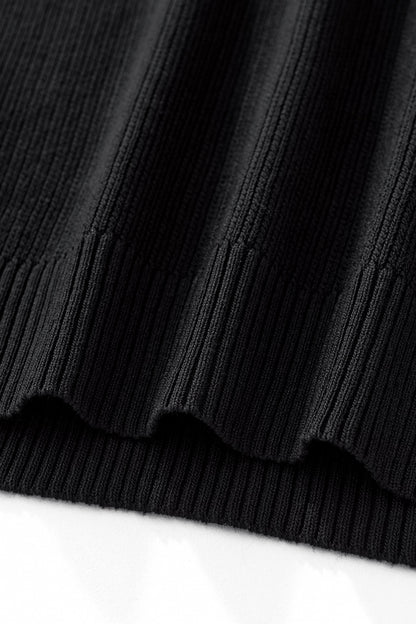 Refined Motion Knit Polo BLACK