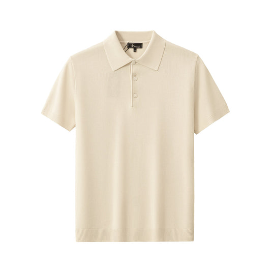 Refined Motion Knit Polo IVORY