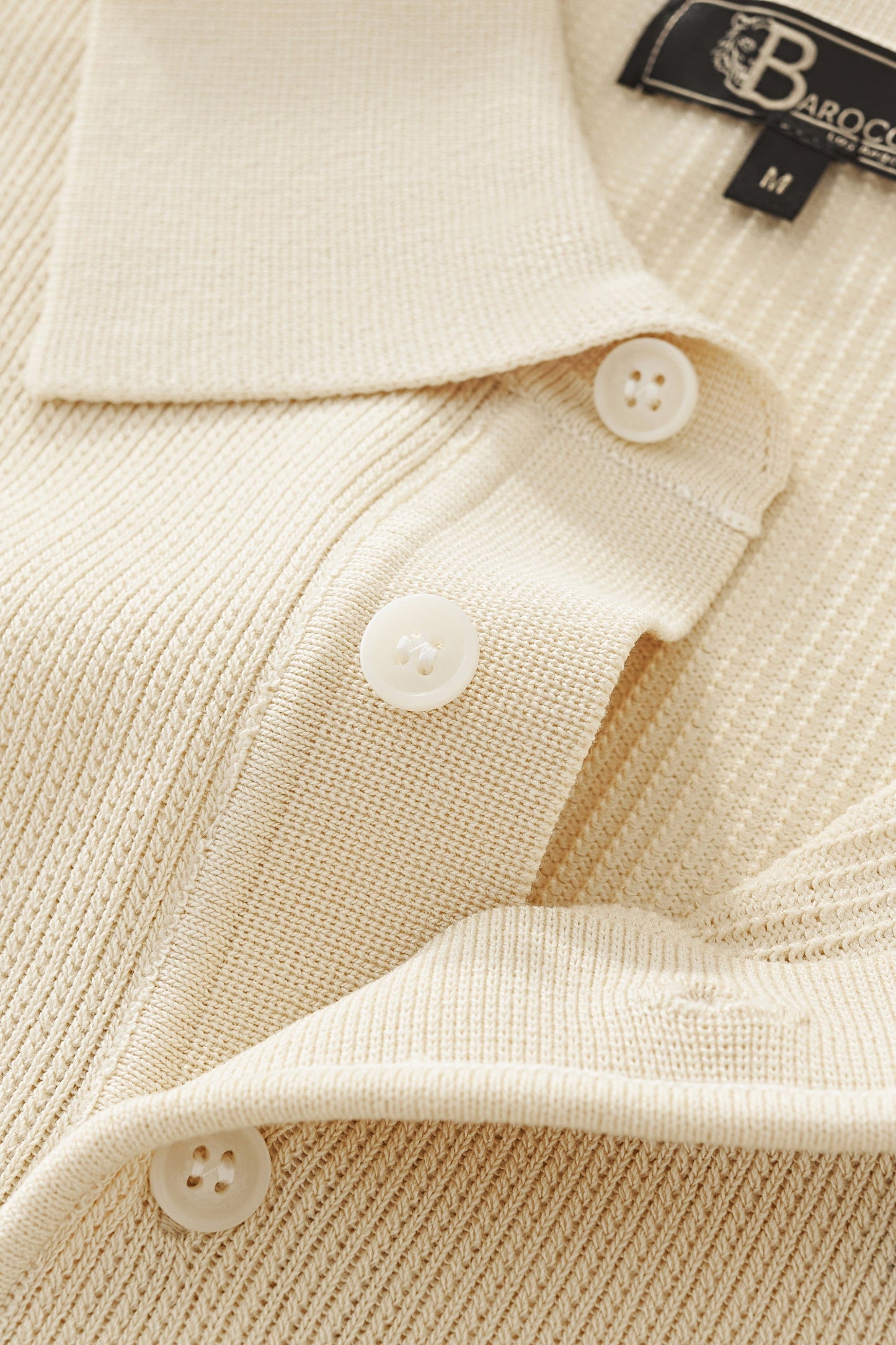 Refined Motion Knit Polo IVORY