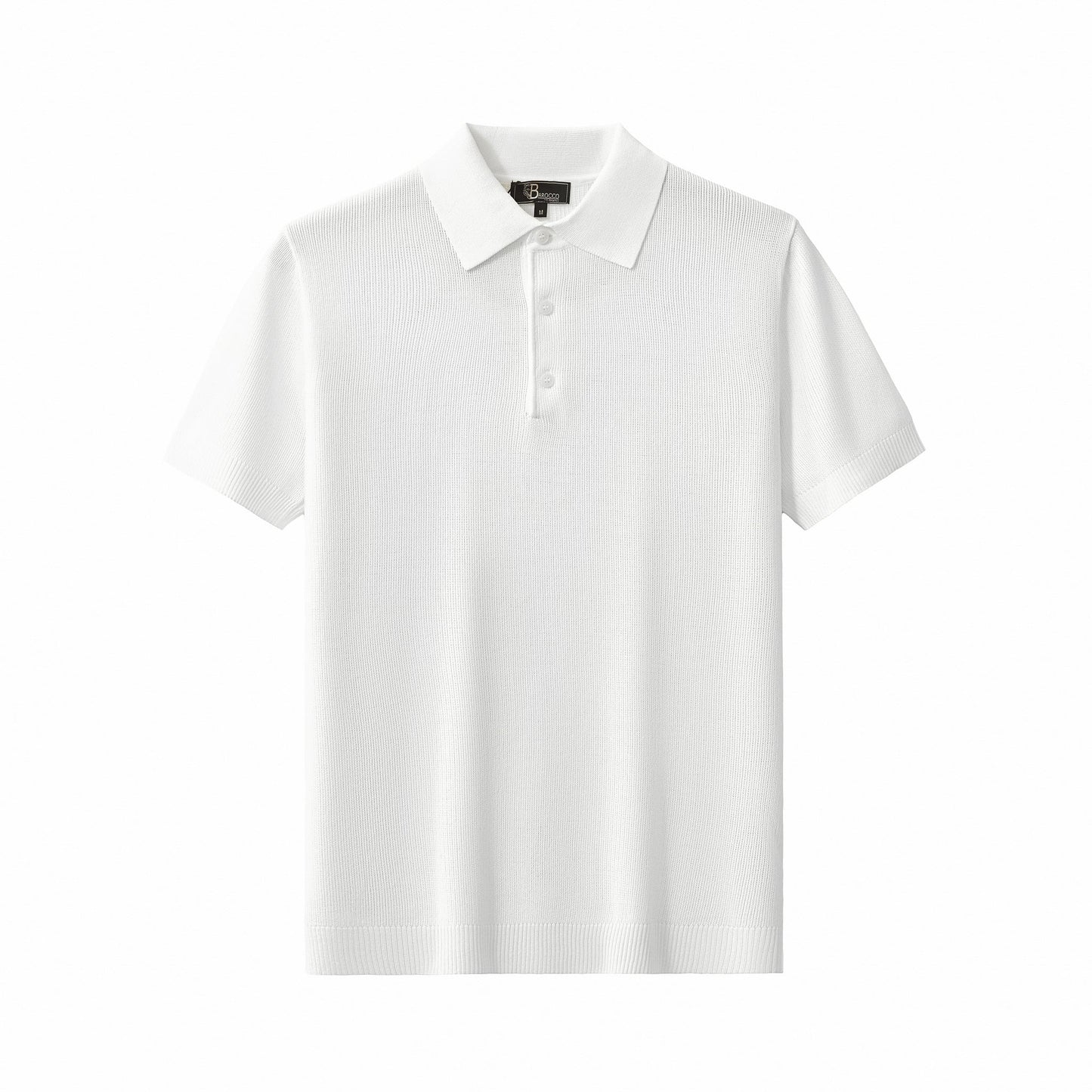 Refined Motion Knit Polo WHITE