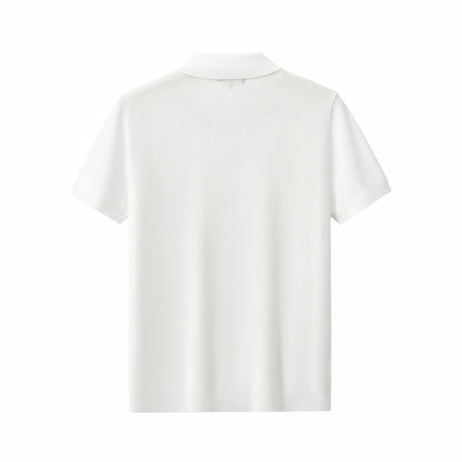 Refined Motion Knit Polo WHITE