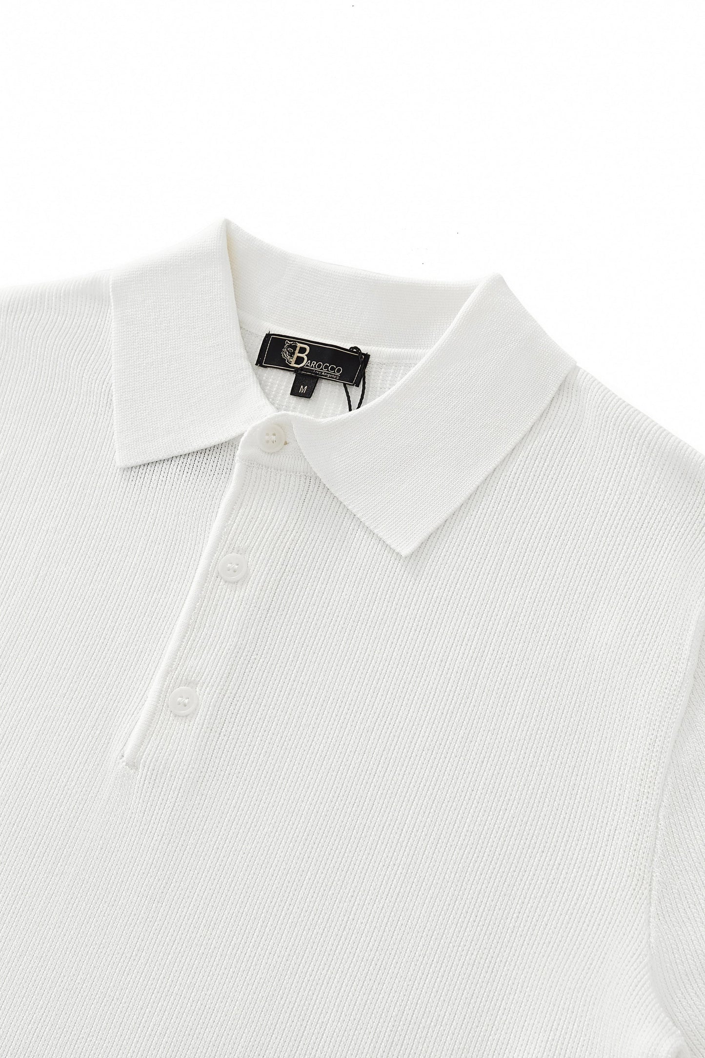 Refined Motion Knit Polo WHITE