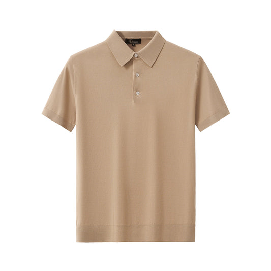 Everyday Luxe Knit Polo KHAKI