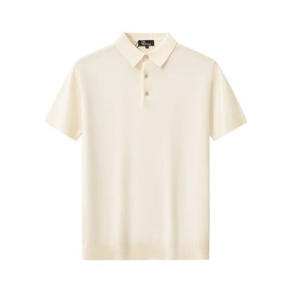 Everyday Luxe Knit Polo WHITE