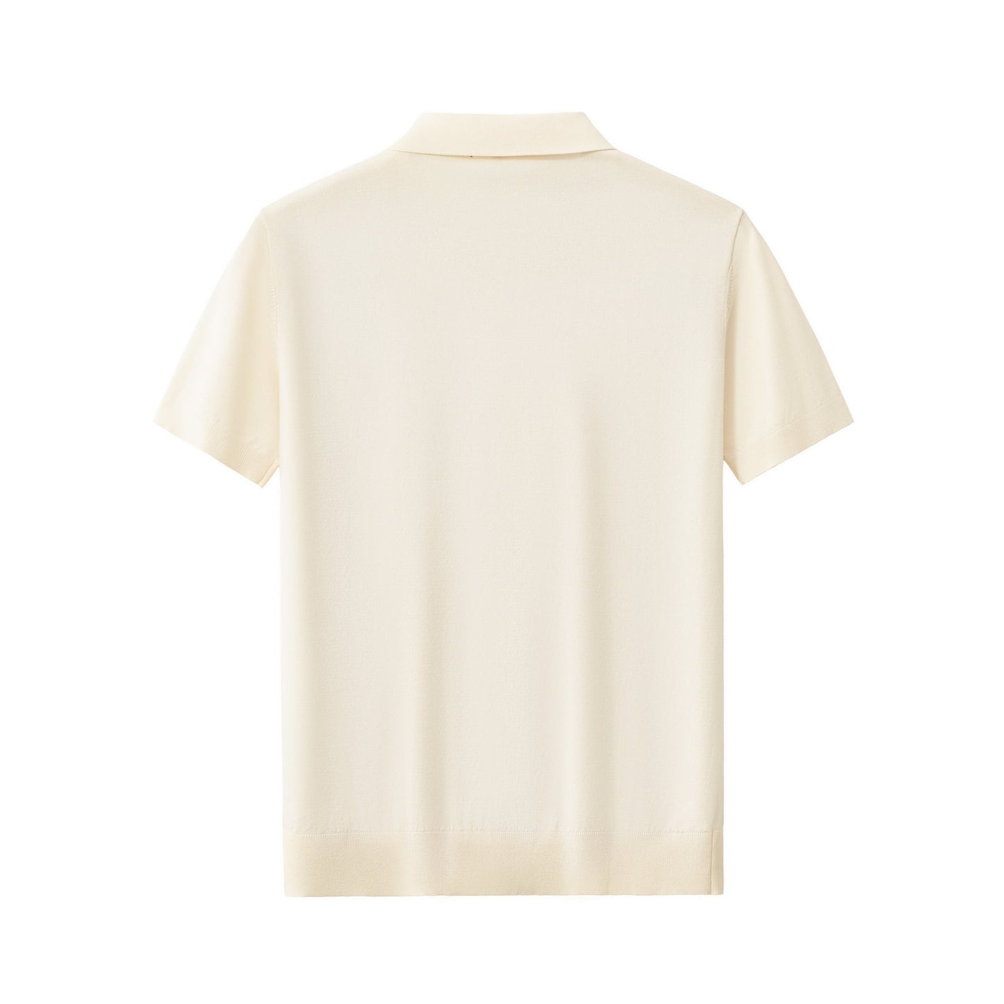 Everyday Luxe Knit Polo WHITE