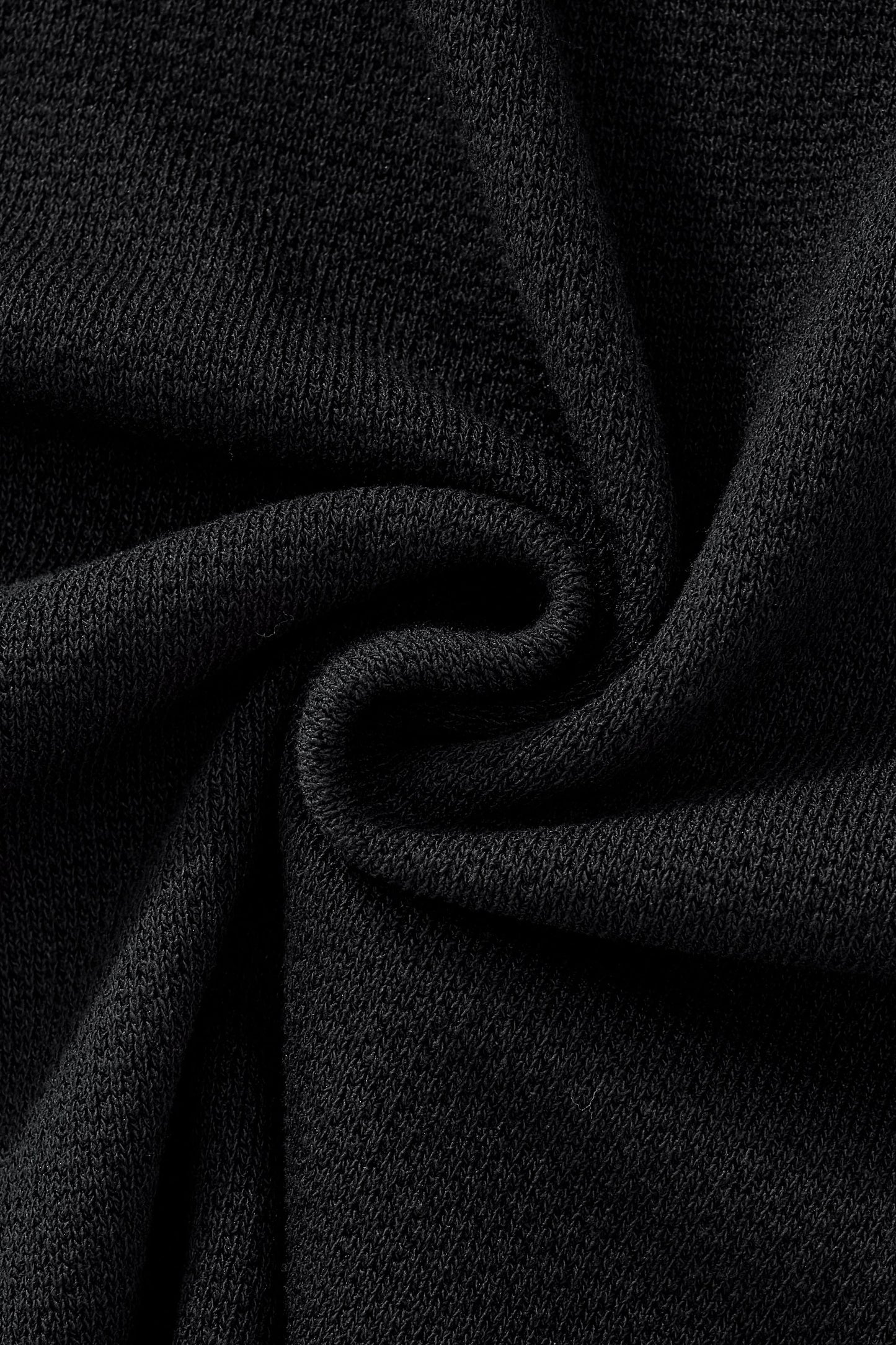 Retro Stripe Zip Knit Polo BLACK/KHAKI