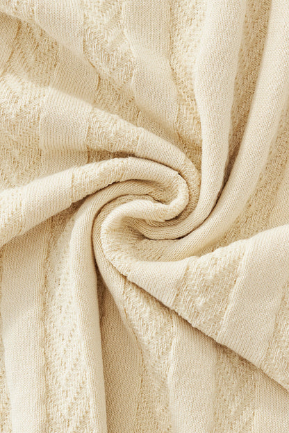 MetroLine Button Knit Polo KHAKI