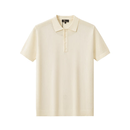 AirFlex Mesh Knit Polo IVORY