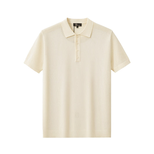 AirFlex Mesh Knit Polo IVORY