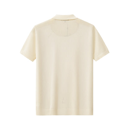 AirFlex Mesh Knit Polo IVORY